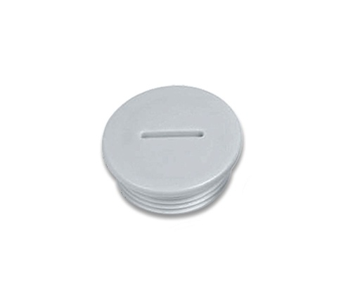 [CEM1053M63] Bouchon en polyamide ISO 63 gris (RAL 7035)