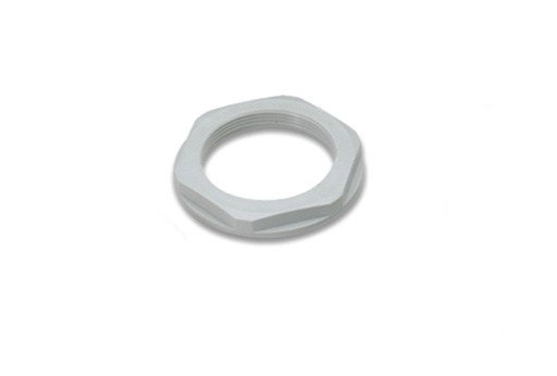 [CEM1142009] Ecrou en polyamide avec collerette Pg 9 gris (RAL 7035)