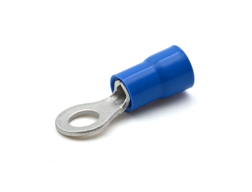 [CEMBFM5] Cosse préisolée ronde bleue (1,5 à 2,5 mm²) - Diam. 5 mm