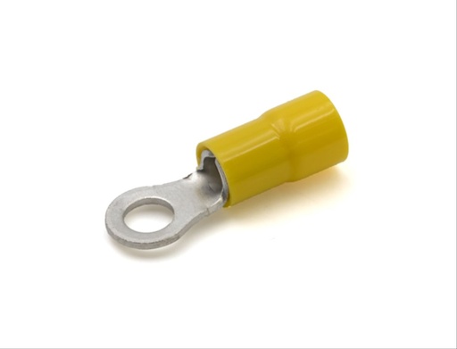[CEMGFM5] Cosse préisolée ronde jaune (4 à 6 mm²) - Diam. 5 mm