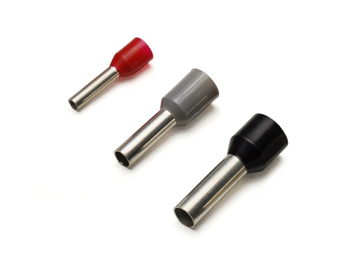 [CEMPKE2508B] Embout de câblage 2,5 mm² simple longueur 8 mm gris en bandes