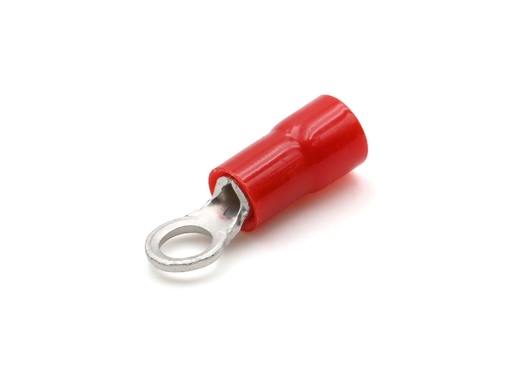 [CEMRFM3] Cosse préisolée ronde rouge (0,25 à 1,5 mm²) - Diam. 3 mm